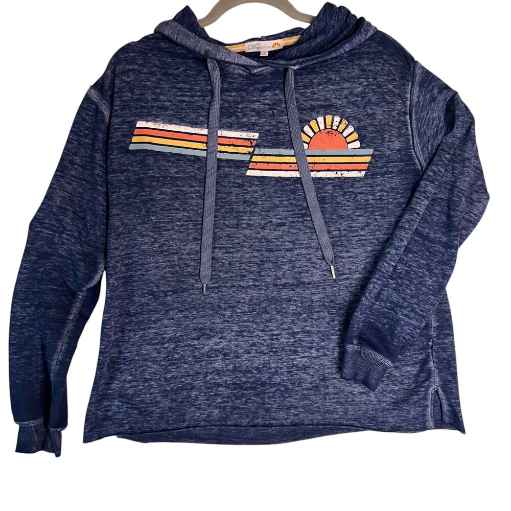 C & C California Setting Sun Light Hoodie Small